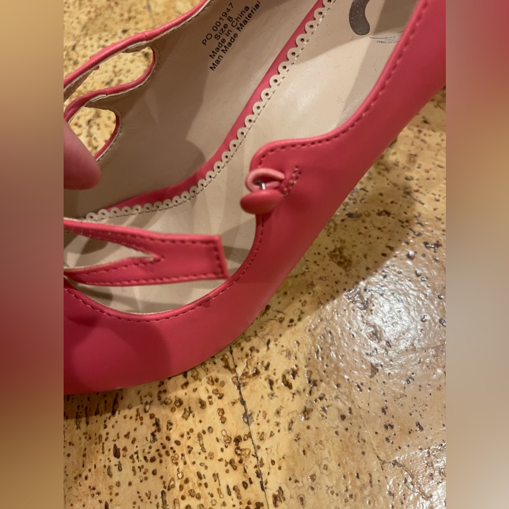 JOURNEE COLLECTION WOMENS SIDNEY PUMP Coral Size 8 - Picture 12 of 16